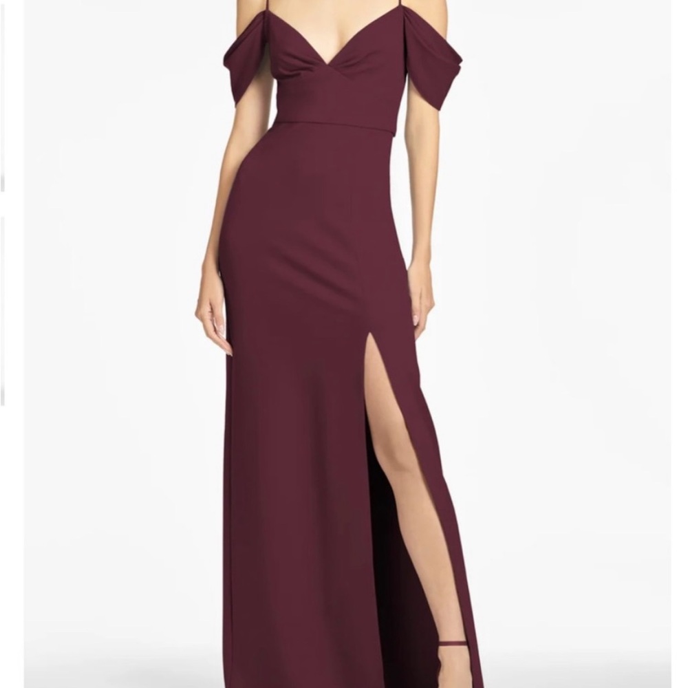 NWT!! Sachin + Babi Brittany Gown in Deep Wine.